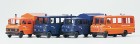 31211 Preiser Set of 4 different THW vehicles Mercedes-Benz 508 kit